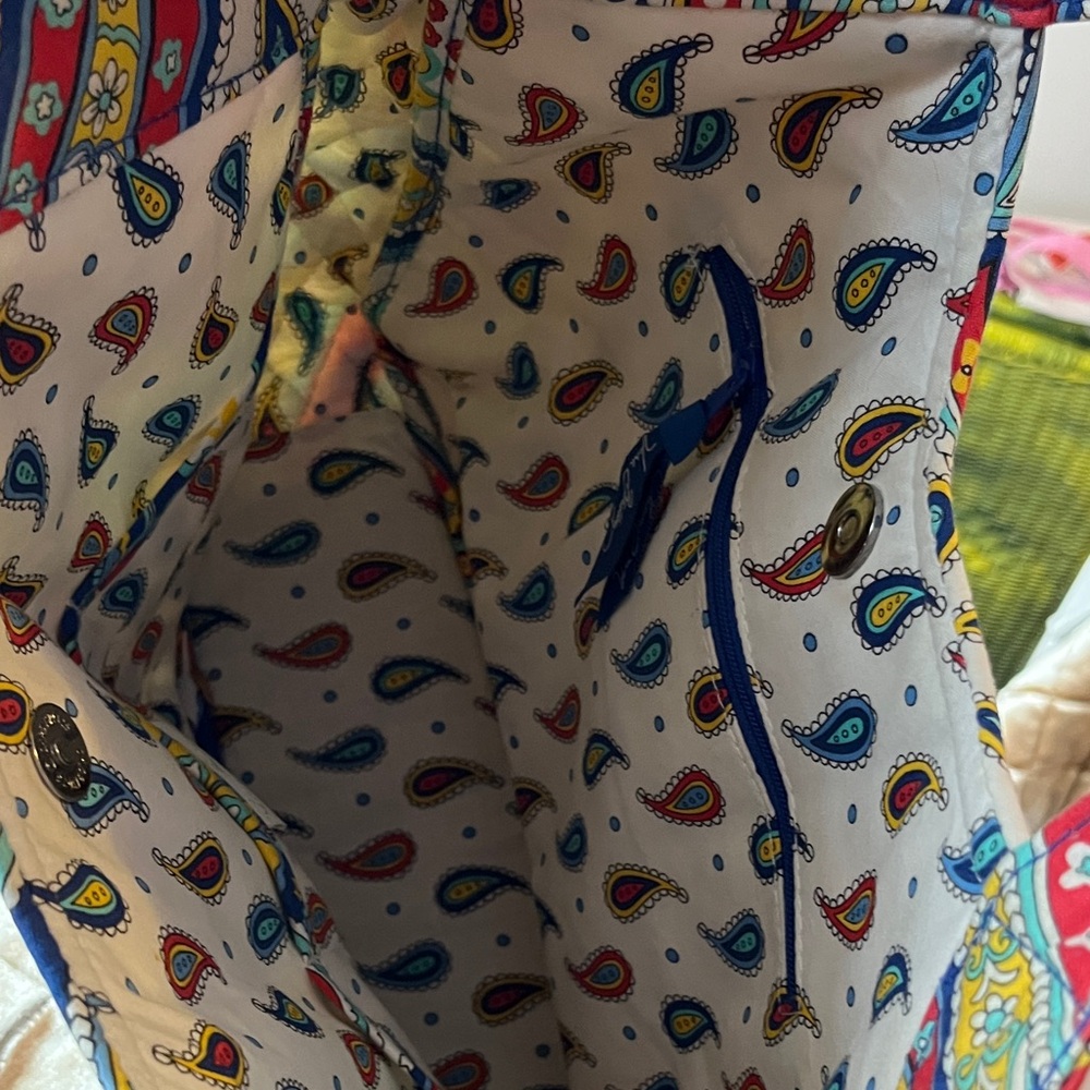 Vera Bradley Colorful Paisley Tote - Picture 7 of 11
